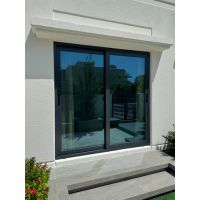 GE120 Montana Sliding door system 2 Track, Multipoint Lock, 24mm Glass, Anodized Finish, Sound & Thermal Insulation, Commercial & Residential Projects